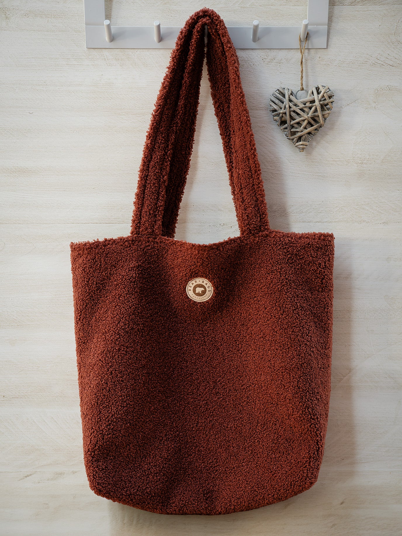 TOTE BAG SHERPA RED