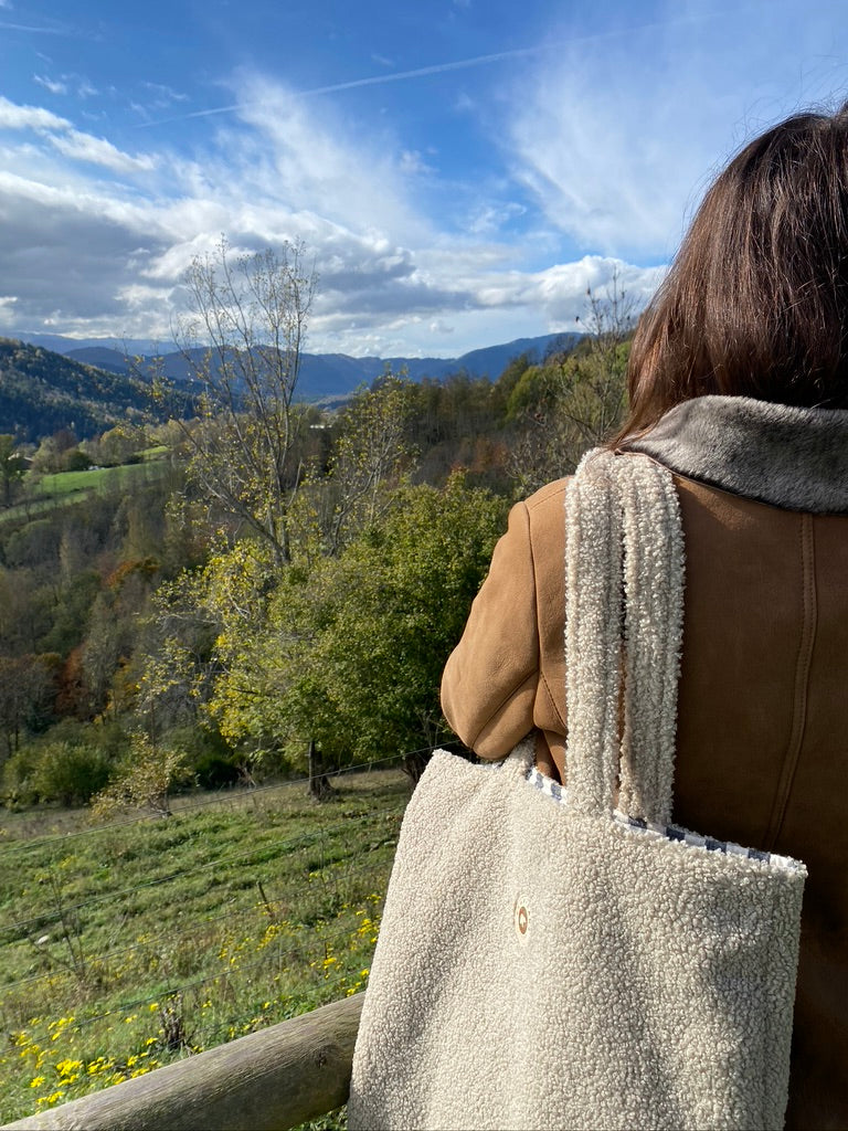 TOTE BAG SHERPA TAUPÉ