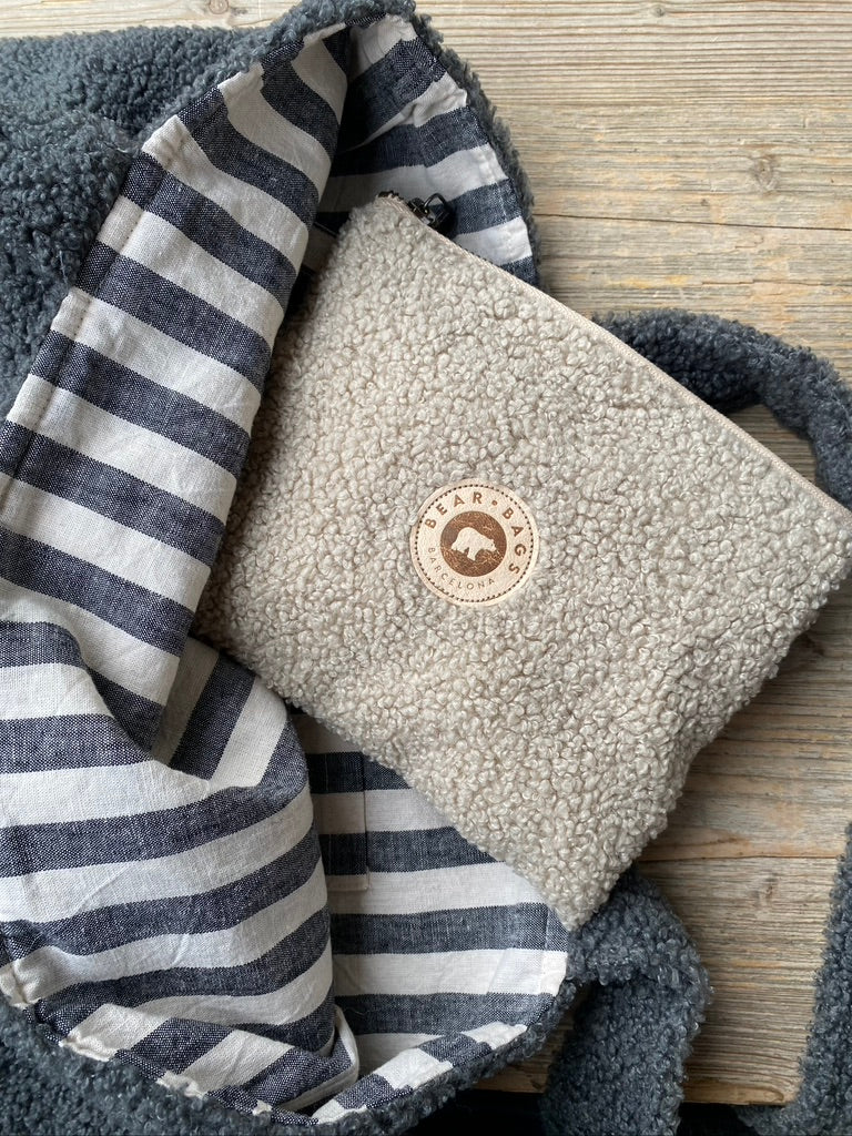 TOTE BAG SHERPA DARK GREY