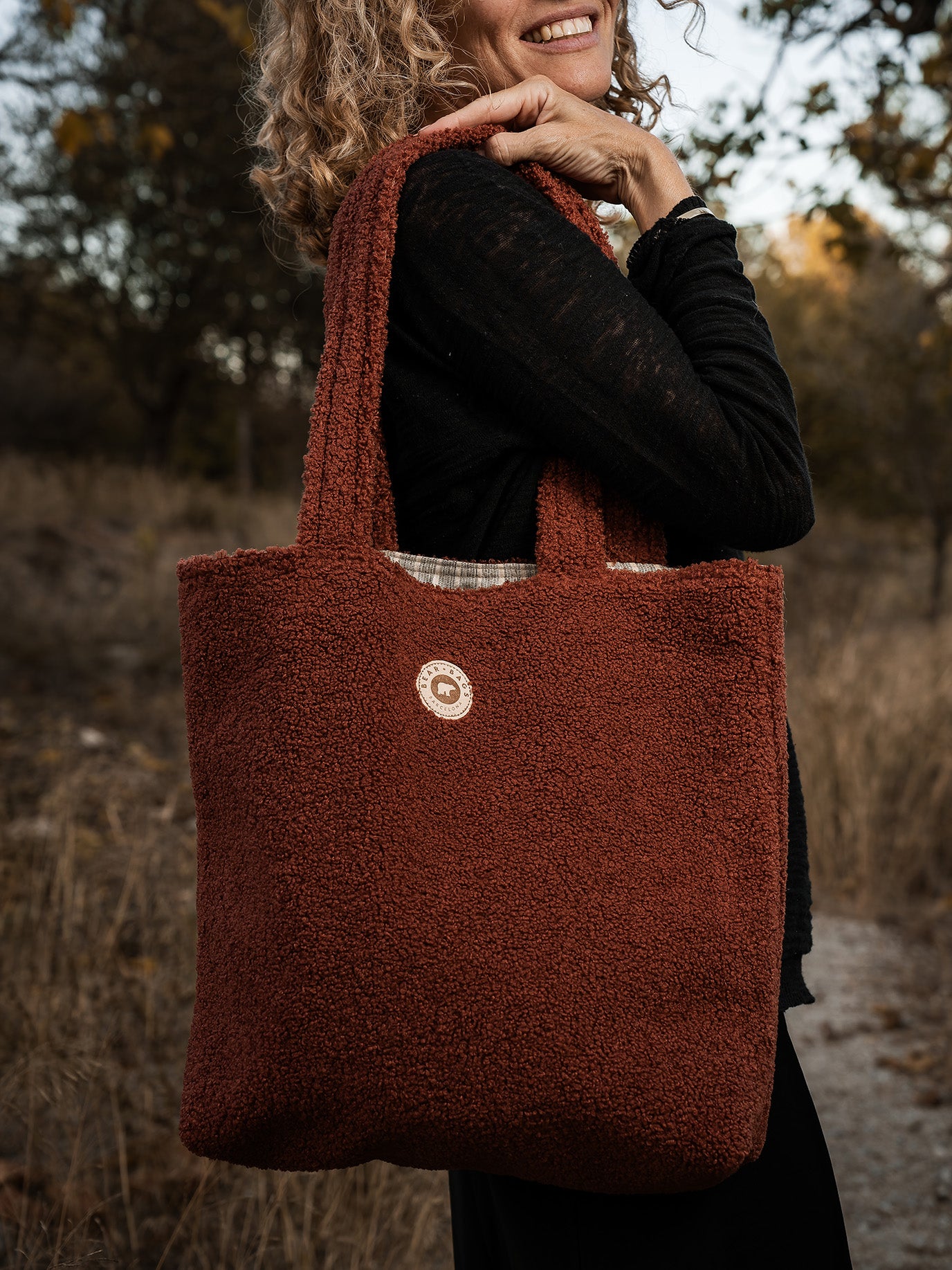 TOTE BAG SHERPA RED