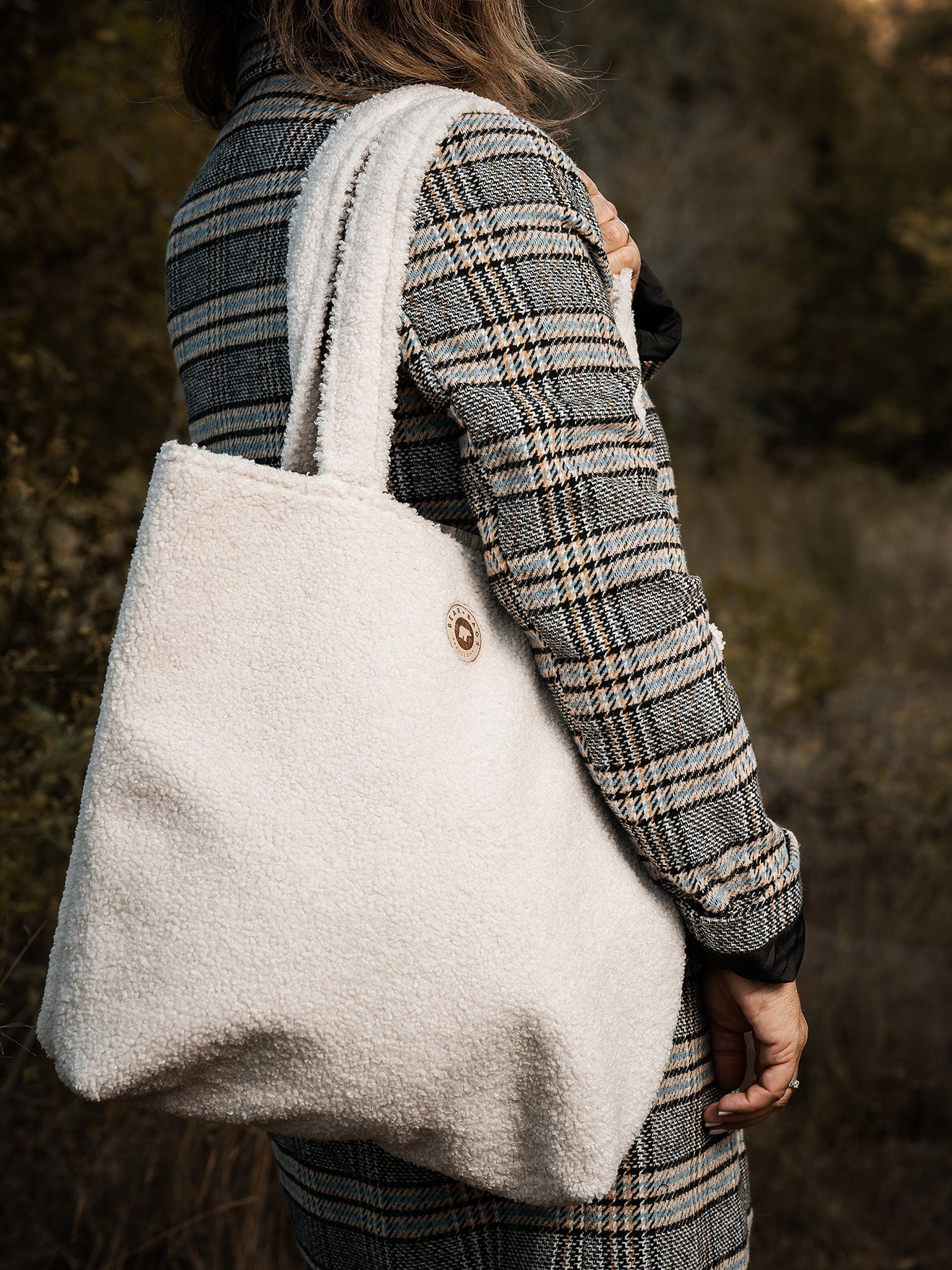 TOTE BAG SHERPA WHITE