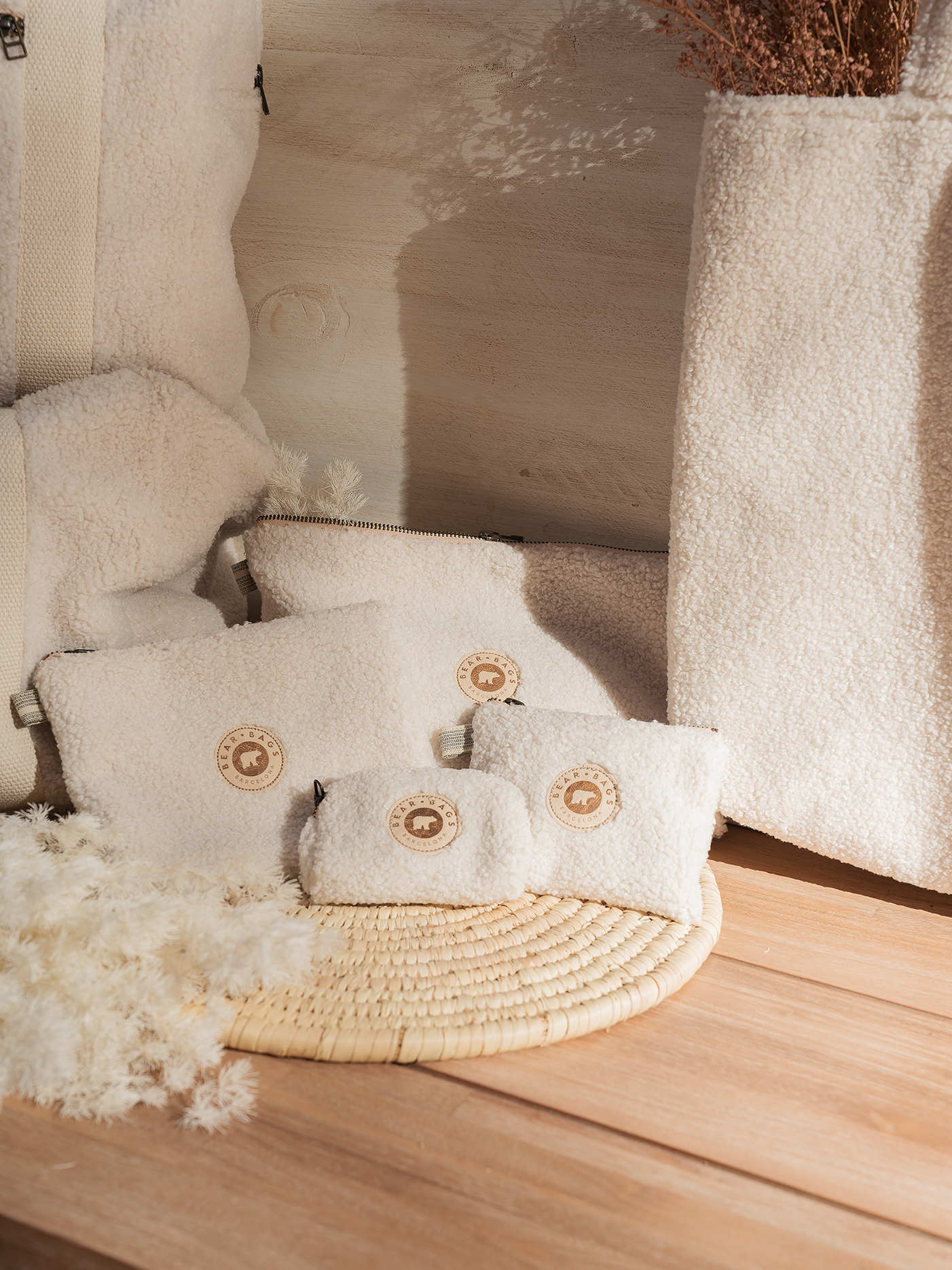 LITTLE BAG SHERPA WHITE (TALLA S)
