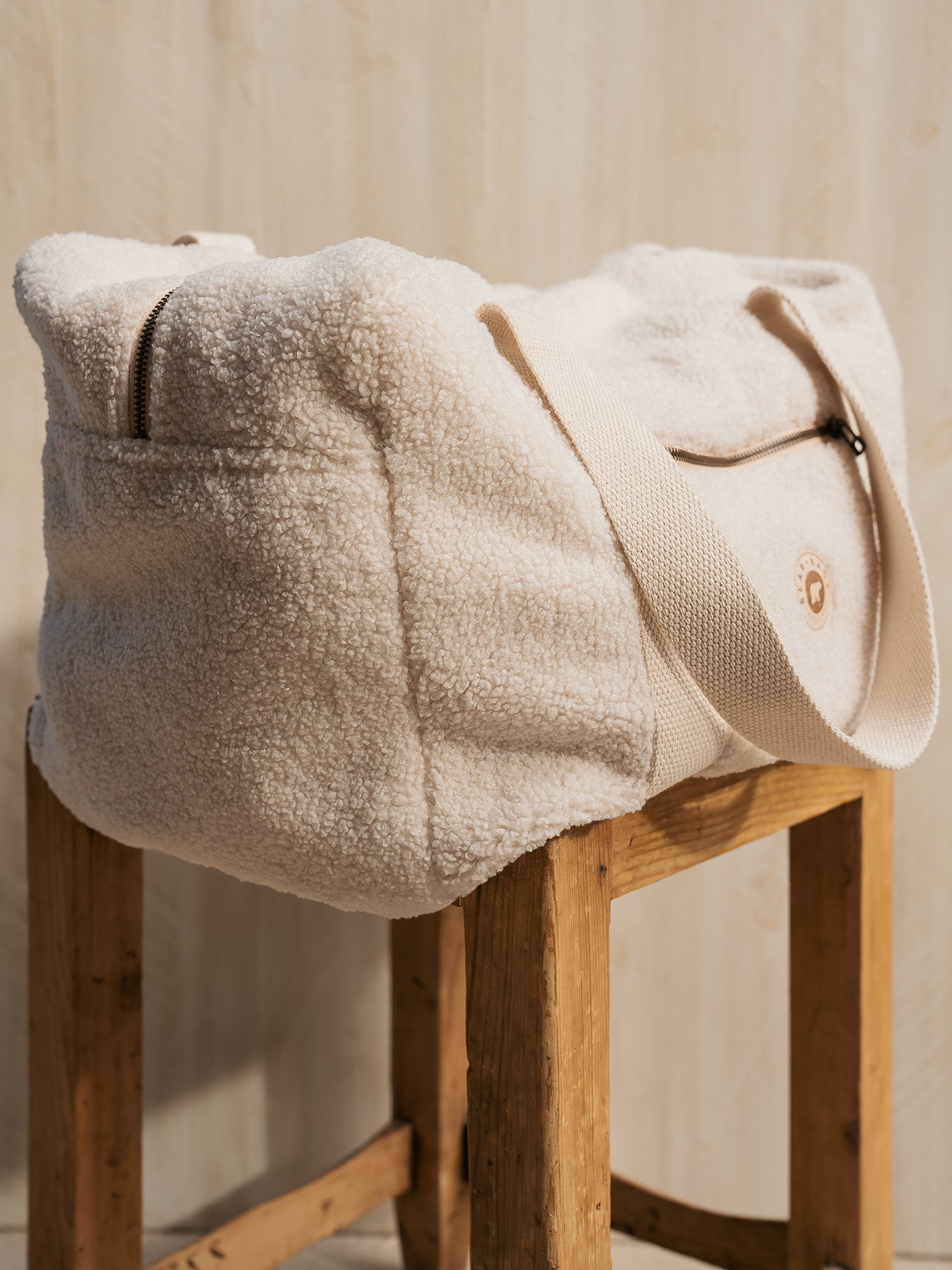 TRAVEL BAG SHERPA WHITE