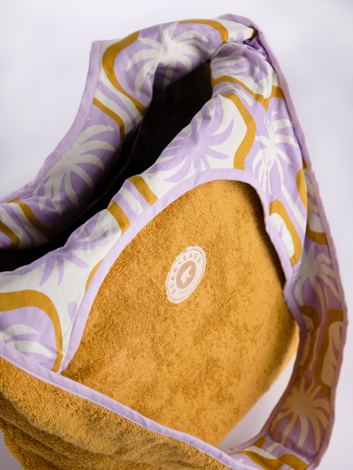 TOTE BAG PALM BEACH MOSTAZA