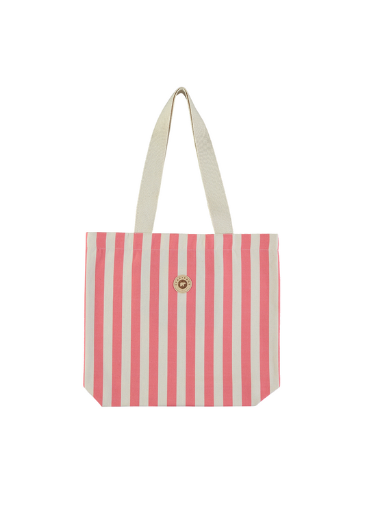 TOTE BAG STRIPES PINK