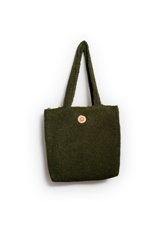 TOTE BAG SHERPA GREEN