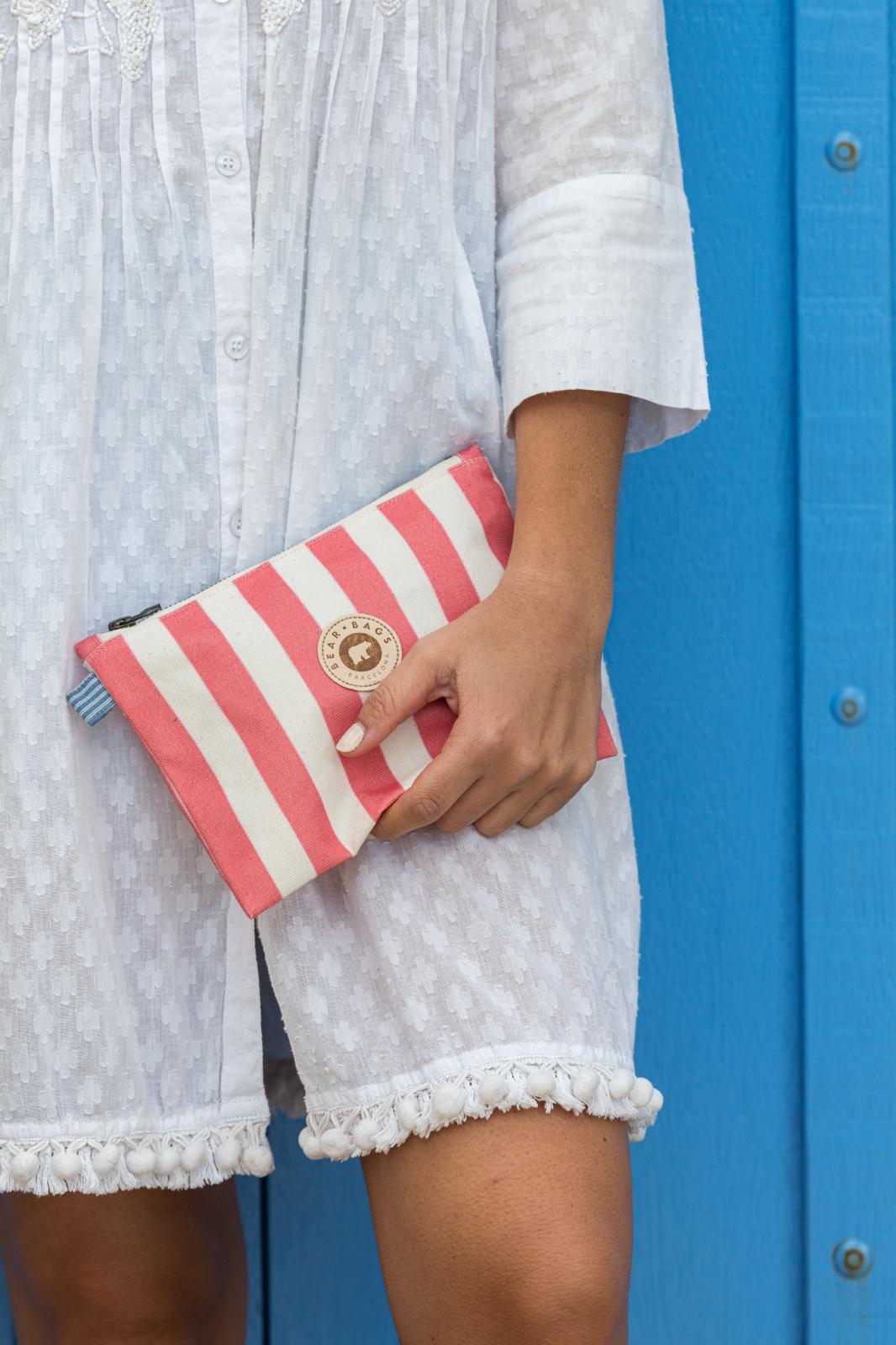 LITTLE BAG STRIPES PINK