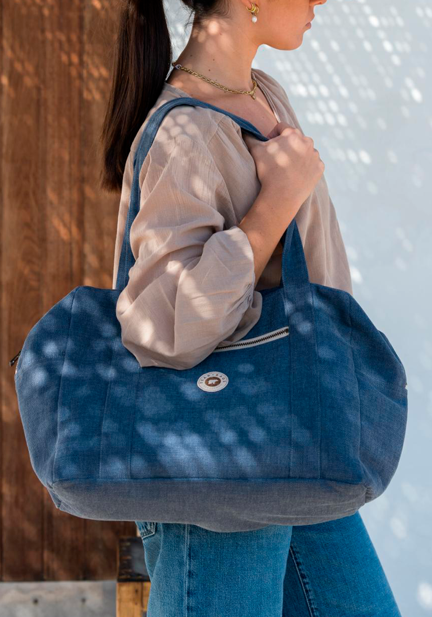 CABIN BAG BLUE