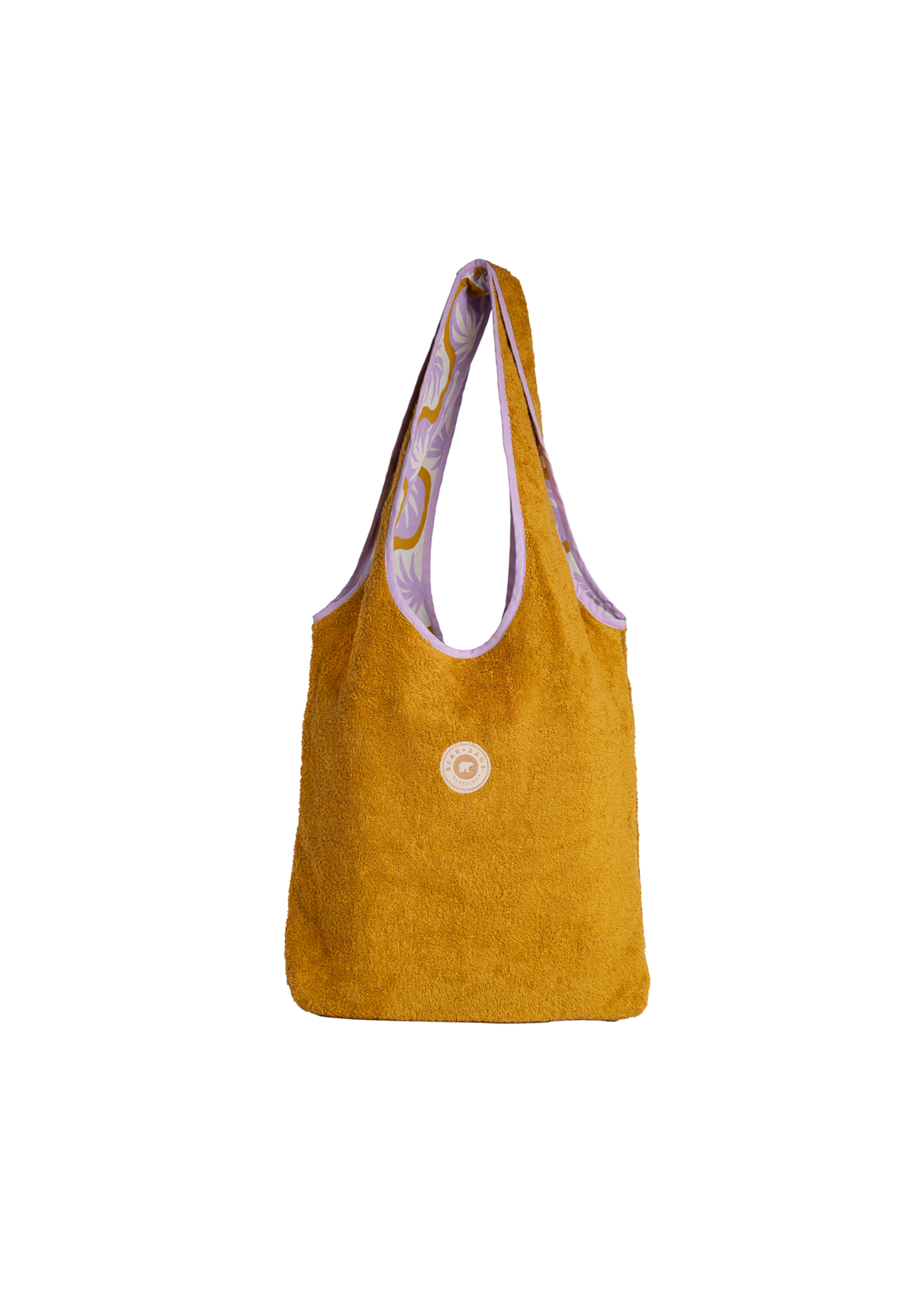 TOTE BAG PALM BEACH MOSTAZA