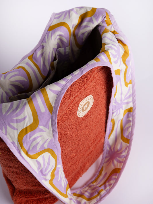 TOTE BAG PALM BEACH TERRACOTA