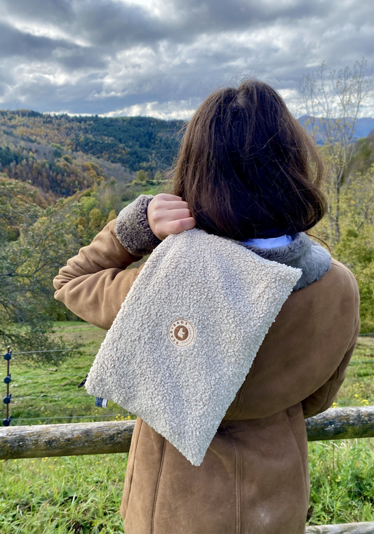 LITTLE BAG SHERPA TAUPÉ (TALLA L)