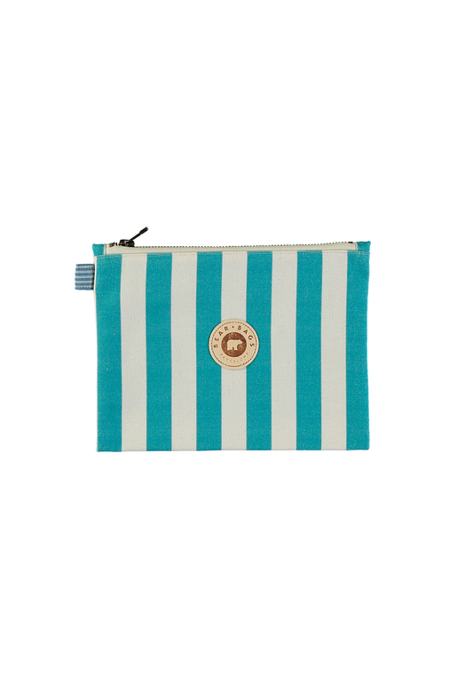 LITTLE BAG STRIPES TURQUOISE