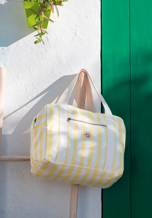 CABIN BAG STRIPES YELLOW